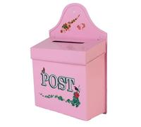carotoe Cassetta postale decorativa da parete in metallo, stile vintage, resistente, per portico, cortile, antiruggine, chiusura sicura, spaziosa posta, organizer per posta all'aperto