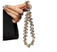 carotoe Catena accattivante fatta a mano in rilievo cordino per cellulare per donne ragazze cinturino telefonico gioielli goccia cordino per telefono resistente