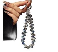 carotoe Catena accattivante fatta a mano in rilievo cordino per cellulare per donne ragazze cinturino telefonico gioielli goccia cordino per telefono resistente