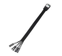 carotoe Cavo da 9 pin a 2 pin per interruttori di alimentazione del pannello frontale Reset Drive LED opzioni di lunghezza del collegamento del computer estensione del pulsante di accensione