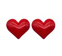 carotoe Clip per cuffie a forma di cuore 3D alla moda in morbido silicone decorazione per spettacoli dal vivo decorazione fascia in silicone