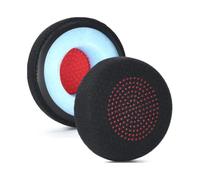 carotoe Cuscinetti auricolari per cuffie per Poly 7300 7310 7320 7410 Cuscinetti auricolari in tessuto e pelle proteica Opzioni traspiranti Cuscini auricolari a rete da calcio