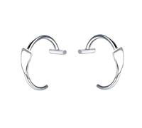 carotoe Fermaglio per labbra in acciaio inox con vampiri e zanne, accessorio unico per Halloween, non piercing