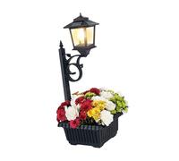 carotoe Luce solare del contenitore del fiore per la decorazione esterna automatica della decorazione della cassa per la lampada solare della porta anteriore posteriore
