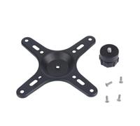 carotoe Piastra adattatore per adattatore portatile per display, montaggio centrale 1/4-20, modello 50/75/100, uso treppiede, testa a sfera da 17 mm, posizionamento verticale orizzontale