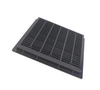 carotoe Pool Square Main Drain Covor 300X300 ABS Engineering Plastics Anti Resistente Griglia per Pool Drain Protezioni Filtro