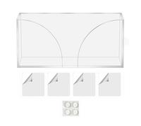 carotoe Pratico supporto per asciugamani di carta per cucine controsoffitto acrilico design antiscivolo facile accesso pratico da cucina supporto per controsoffitto