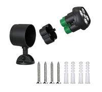 carotoe Proiettore da esterno a LED da 8 W con 4 perline a LED con controllo della luce attivata dal movimento, impermeabile, per cortile, vialetto, serata, portico mattutino