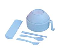 carotoe Set completo per ramen per microonde, include ciotola, colino, utensili, cucchiaio, bacchette, forchetta per pasti, set di utensili