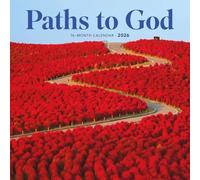 Carousel Calendars, Paths to God 2026 Calendario da parete, 30,5 x 30,5 cm, calendario 16 mesi con rilegatura pinzata