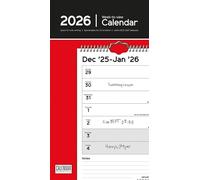 Carousel Worldwide, Calendario da parete 2026, sottile, con visualizzazione settimanale