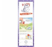 Carousel Worldwide, Calendario da parete sottile 9 Lives 2026