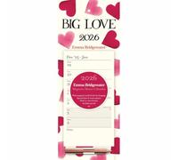 Carousel Worldwide, Emma Bridgewater - Calendario magnetico settimanale 2026, motivo: cuori rosa