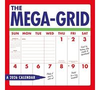 Carousel Worldwide, Mega Grid 2026 Calendario da parete quadrato