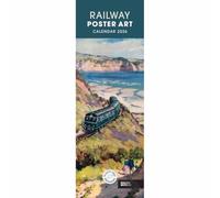 Carousel Worldwide, Railway Poster Art 2026 Calendario da parete sottile