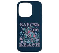 CAROVA BEACH NC TURTLE LOVER SOUVENIR DA SPIAGGIA COLORATO Custodia per iPhone 14 Pro
