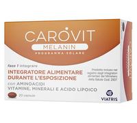 Carovit Melanin 20 Perle integratore senza betacarotene