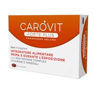 Carovit Forte Plus, 30 Capsule, Integratore Abbronzatura, Vitamina E C B2