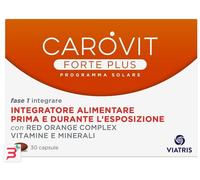 Carovit Forte Plus Integratore Alimentare a Base di Red Orange Complex, 30 Compr