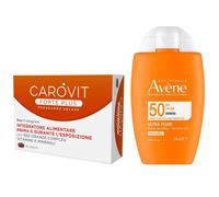 Carovit Kit Forte Plus Programma Solare + Avène Ultra Fluid Invisible Alta Protezione Spf50