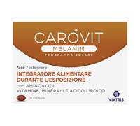 Carovit Melanin 20 Perle integratore senza betacarotene