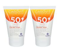 CAROVIT Programma Solare CREMA VISO SPF 50+ 2x50 ml Crema