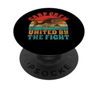 Carp Crew United dalla lotta alla pesca alla carpa PopSockets PopGrip Adesivo