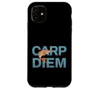 Carp Diem - Divertente umorismo di papà che pesca Custodia per iPhone 11