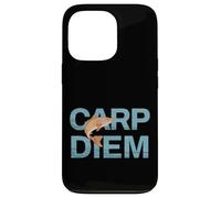 Carp Diem - Divertente umorismo di papà che pesca Custodia per iPhone 13 Pro