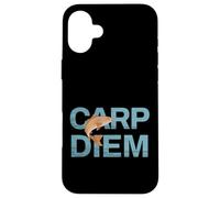 Carp Diem - Divertente umorismo di papà che pesca Custodia per iPhone 16 Plus