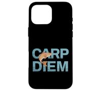 Carp Diem - Divertente umorismo di papà che pesca Custodia per iPhone 16 Pro Max