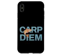 Carp Diem - Divertente umorismo di papà che pesca Custodia per iPhone XS Max