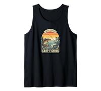 Carp Fishing Motivo Carpa Vintage La Tua Fortuna nella Pesca Canotta