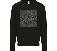 Carp Lines Fishing Fisherman Fish Angling Uomo Sweatshirt Jumper