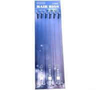 Carpa curva per Hair Rig 5,4 kg 6pcs gancio taglia 6 curvo carpa per | Design con gancio curvo, resistenza della lenza 5,4 kg, misura 6 ganci, ideale per boilies, attrezzi da pesca alla carpa