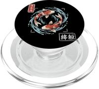 Carpa Koi Giapponese Arte Yin Yang Fortuna PopSockets PopGrip per MagSafe
