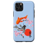 Carpa Koï Giapponese Sakura Nishikigoi Fior di Ciliegio Custodia per iPhone 11 Pro