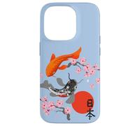 Carpa Koï Giapponese Sakura Nishikigoi Fior di Ciliegio Custodia per iPhone 14 Pro