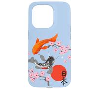 Carpa Koï Giapponese Sakura Nishikigoi Fior di Ciliegio Custodia per iPhone 15 Pro