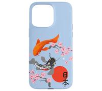 Carpa Koï Giapponese Sakura Nishikigoi Fior di Ciliegio Custodia per iPhone 15 Pro Max
