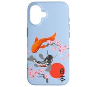 Carpa Koï Giapponese Sakura Nishikigoi Fior di Ciliegio Custodia per iPhone 16