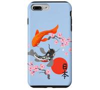 Carpa Koï Giapponese Sakura Nishikigoi Fior di Ciliegio Custodia per iPhone 7 Plus/8 Plus
