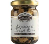 Carpaccio di Tartufo Estivo | 85g Tartufo Nero Pregiato a Fette | Condimento Gourmet Italiano per Pasta, Uova, Carne e Formaggi