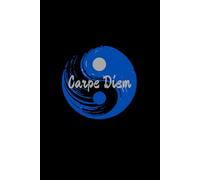 Carpe Diem Notebook/Composition Pad (Black yin yang): Black Lined Journal, Diary, Memo, Travel Pad, Paperback, Planner, Company Notebook, Office Gifts, Inspirational, Motivational, Sports Journal