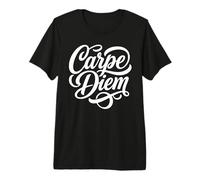 Carpe Diem Sieze The Day Frase Latina Maglietta Premium