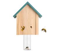 Carpenter Bee Trap - Capturer in stile casa, legno durevole | Trappola delle naturali, caprictoria di insetti, controllo dei parassiti volanti, trappola per giardini esterni, scatola di controllo