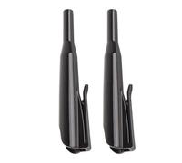 Carpenter Pencil Cover 2Pcs | Long Nose Deep Hole Woodworking Marker Sheath with Clip | Debris & Oxidation Protection for Carpenter Pencils/Tools/Workshop (Black)