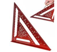 Carpenter Square Prospractor - Combinazione in alluminio, Strumenti da costruzione | Righello in alluminio per lavorazione del legno, lavorazione di precisione per la misurazione del layout per armadi