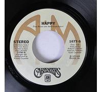 CARPENTERS - CARPENTERS 45 RPM HAPPY / ONLY YESTERDAY