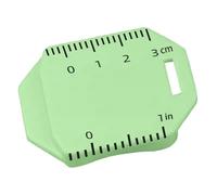 Carpenters Square Ma Gnetic Seam GUI De per macchina da cucire N Ew S Tyle M U Lti Strumento multiuso poligonale forte Ma Gnetic Gauge Seam GUI De Hemmer con accessori scala (verde, taglia unica)